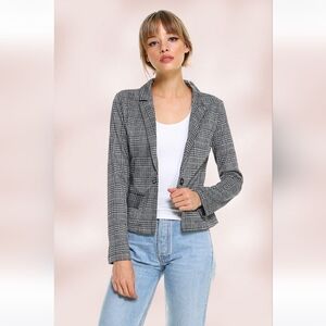 Kaii Los Angeles California Grey Blazer Jacket Top